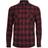 Urban Classics Checked Flanell Shirt - Black/Burgundy