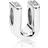 Pandora Letter U Charm - Silver