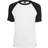 Urban Classics Raglan Contrast T-Shirt - White/Black