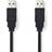 Nedis Flat USB A-USB A 2.0 1m