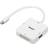 Lindy DisplayPort Mini-HDMI/DVI/VGA M-F 0.2m