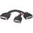Lindy DVI-VGA/DVI M-F 0m