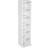 tectake CD Stand Hyllsystem 21x90cm