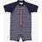 Polarn O. Pyret Striped UV Suit Baby - Dark Navy Blue (60403312)