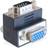 DeLock VGA-VGA M-F Angled Adapter
