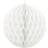 PartyDeco Honeycomb Ball 10cm White