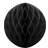 PartyDeco Honeycomb Ball 30cm Black