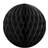 PartyDeco Honeycomb Ball 10cm Black