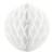 PartyDeco Honeycomb Ball 40cm White