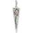 Thomas Sabo Charm Club Triangle Charm Pendant - Silver/Mother of Pearl