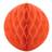 PartyDeco Honeycomb Ball 30cm Orange