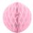 PartyDeco Honeycomb Ball 30cm Light Pink