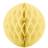 PartyDeco Honeycomb Ball 40cm Light Yellow