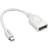 Lindy DisplayPort Mini-DisplayPort M-F 0.2m