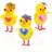 Baker Ross Pom Pom Chicks 6-pack