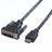 Value HDMI - DVI-D Single Link 1m
