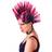 Bristol Mohican Wig Pink/Black