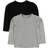 Minymo Basic Blouse 2-pack - Anthacite Black (3934-193)