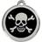 Red Dingo Enamel Skull & Bones Medium