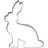 Städter Rabbit Sitting Utstickare 9.5 cm