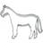 Städter Horse Utstickare 8 cm