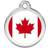 Red Dingo Enamel Canadian Flag Large