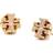 Tory Burch Kira Pavé Studs - Gold/Transparent