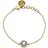 Edblad Thassos Bracelet - Gold/Transparent
