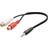 Valueline 3.5mm-2RCA M-F 0.2m