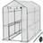 tectake Greenhouse with Tarpaulin 2.1m² Rostfritt stål Plast