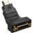 InLine 180° Angle HDMI-DVI M-F Adapter