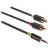 Konig 2RCA-3.5mm 2m