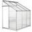 tectake Wall 2.39 m² with Base Aluminium Polycarbonat