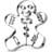 Patisse Gingerbread Man Udstikker 21 cm