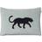 Chhatwal & Jonsson Black Panther Cushion Cover Blue (40x60cm)