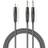 Nedis 2x6.3mm-3.5mm 1.5m