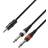 Adam Hall 3 Star 3.5mm-2x6.3mm 6m