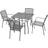 vidaXL 42707 Matgrupp, 1 Bord inkl. 4 Stolar