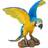 Papo Blue Ara Parrot 50235