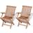 vidaXL 41999 2-pack Garden Dining Chair