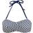 Abecita Sailor Twisted Bandeau - Blue/White