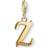 Thomas Sabo Charm Club Letter Z Charm Pendant - Gold/White