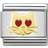 Nomination Composable Classic Link Cat with Heart Eyes Charm - Silver/Gold/Red