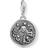 Thomas Sabo Charm Club Zodiac Sign Virgo Charm Pendant - Silver/White