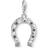 Thomas Sabo Charm Club Ethnic Horseshoe Charm Pendant - Silver/Black