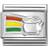 Nomination Composable Classic Link Rainbow and Pot of Gold Charm - Silver/Multicolour