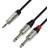 Adam Hall 4 Star 2x6.3mm-3.5mm 1.5m
