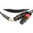 Klotz AY8 2XLR-3.5mm M-F 3m