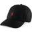 Polo Ralph Lauren Cotton Chino Baseball Cap - RL Black/RL 2000 Red PP