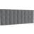Ekens Knappad Vägghängd 120cm Sänggavel 120cm